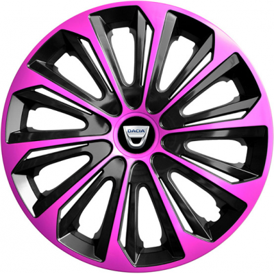 KRYTY KOLIES PRE DACIA 16" STRONG pink/black 4ks